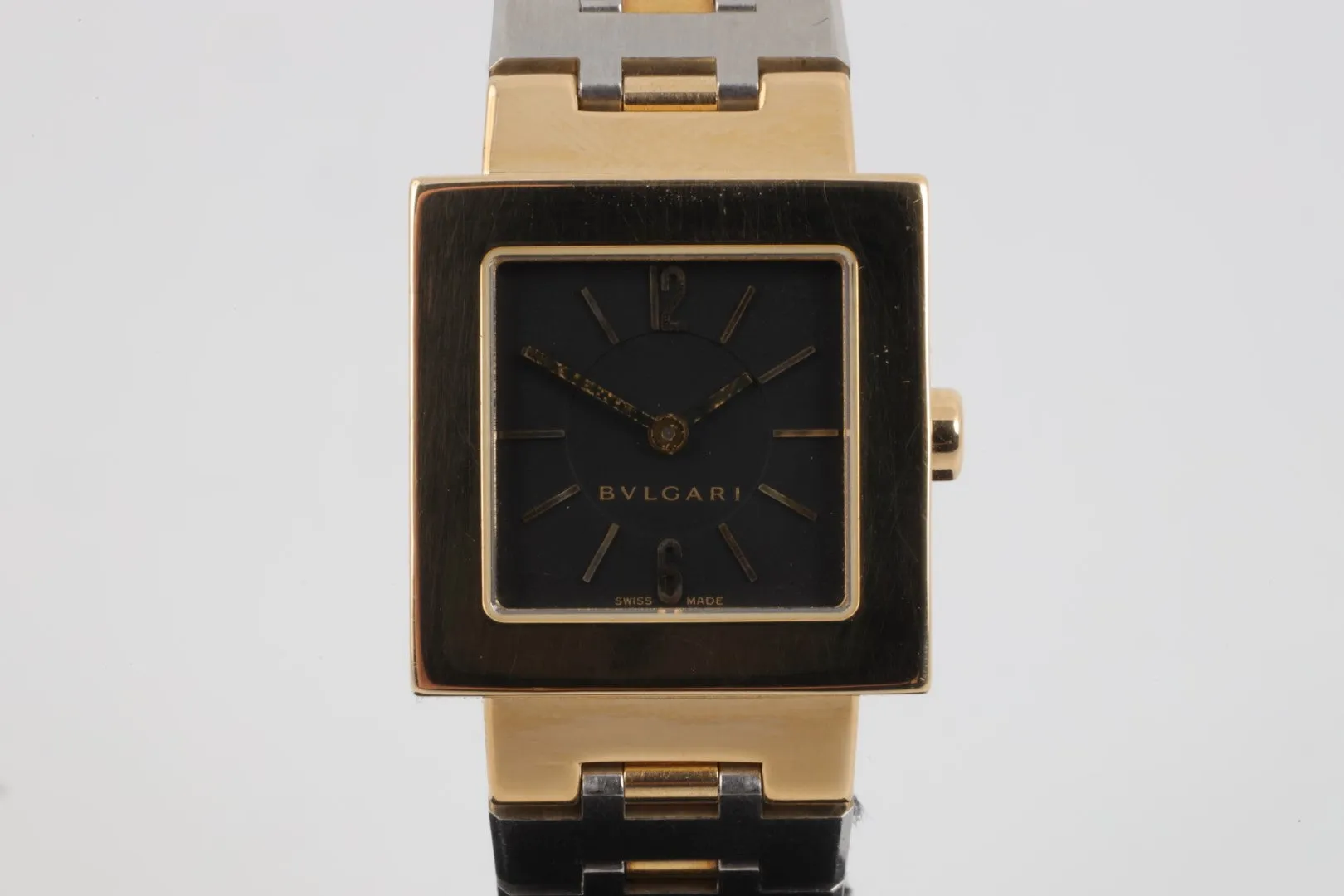 Bulgari Quadrato SQ 22 G 22mm Yellow gold and 18k yellow gold