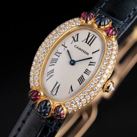 Cartier Baignoire 1950 1 Yellow gold White 4