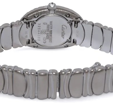 Cartier Baignoire 1955 22.5mm White gold Silver 5