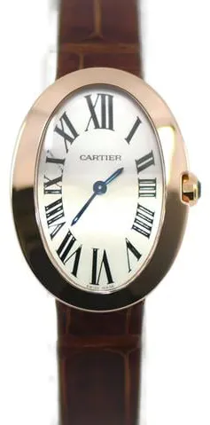 Cartier Baignoire Small Model W8000007 31.5mm Rose gold White