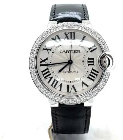 Cartier Ballon Bleu 33mm WE902067 33mm White gold Silver