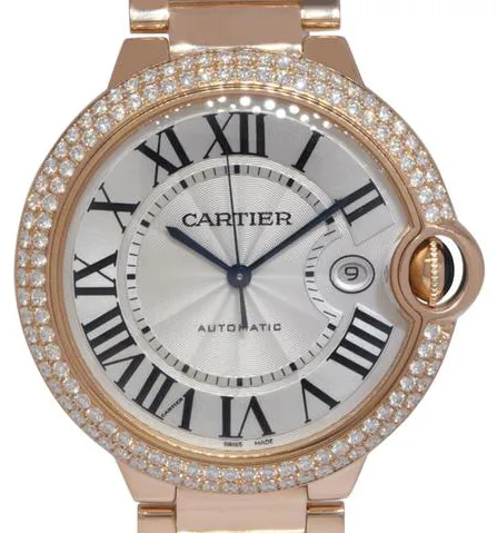 Cartier Ballon Bleu 42mm 2999 42mm Rose gold Silver 1