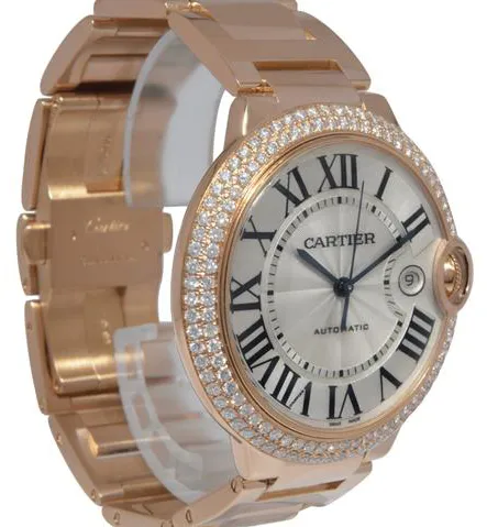 Cartier Ballon Bleu 42mm 2999 42mm Rose gold Silver 4