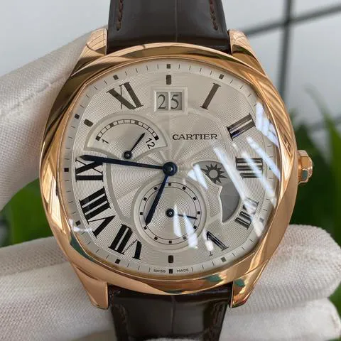 Cartier Drive de Cartier WGNM0005 40mm Rose gold Silver