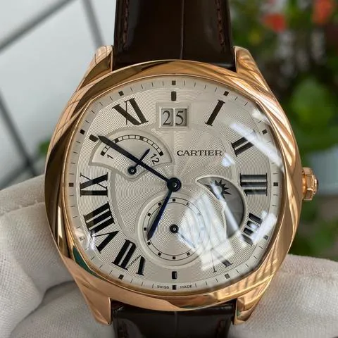 Cartier Drive de Cartier WGNM0005 40mm Rose gold Silver 1