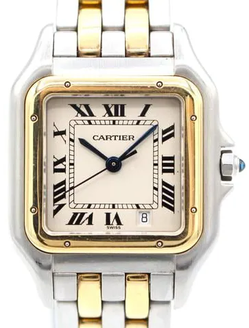 Cartier Panthère 183949 27mm Yellow gold and stainless steel Champagne