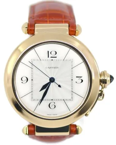 Cartier Pasha 2726 42mm Yellow gold Silver