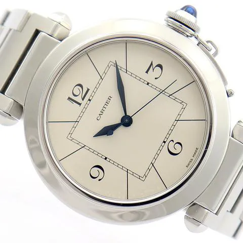 Cartier Pasha 2730 42mm Stainless steel White