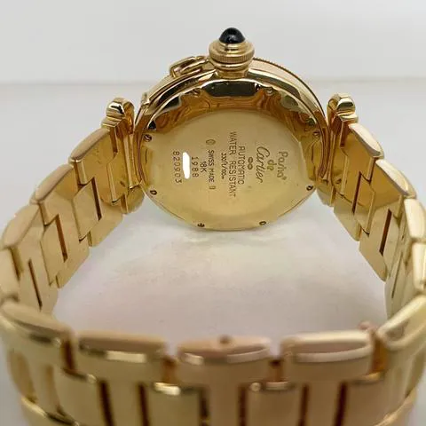 Cartier Pasha 820903 38mm Yellow gold Silver 6