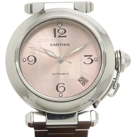 Cartier Pasha C W31075M7 35mm Stainless steel Rose