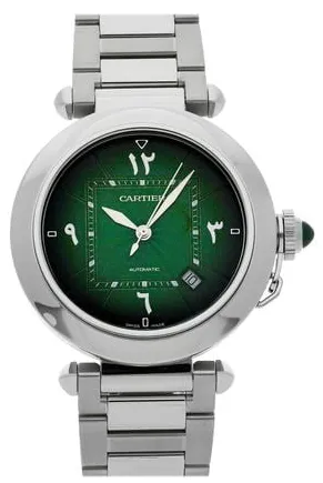 Cartier Pasha WSPA0022 41mm Stainless steel Green