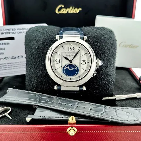 Cartier Pasha WSPA0030 41mm Stainless steel Silver 9
