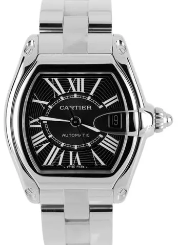 Cartier Roadster 2510 37mm Stainless steel Black