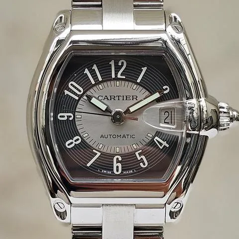 Cartier Roadster 2510 37mm Stainless steel Black