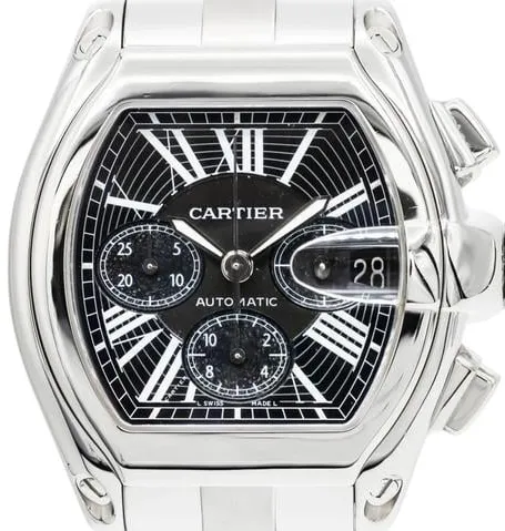 Cartier Roadster W62007X6 43mm Stainless steel Black