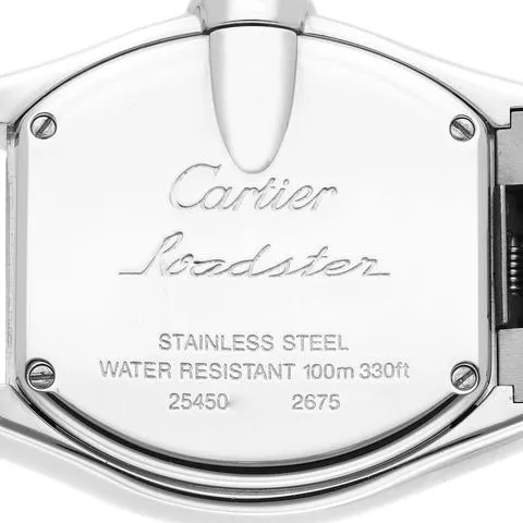 Cartier Roadster W62017V3 36mm Stainless steel Rose 4