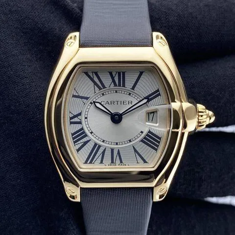 Cartier Roadster W62018Y5 31mm Yellow gold Silver 1