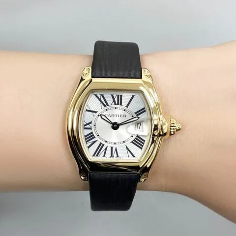 Cartier Roadster W62018Y5 31mm Yellow gold Silver 7