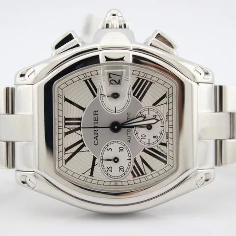 Cartier Roadster W62019X6 49mm Stainless steel Silver