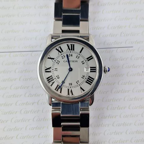 Cartier Ronde Solo de Cartier 2934 36mm Stainless steel Silver