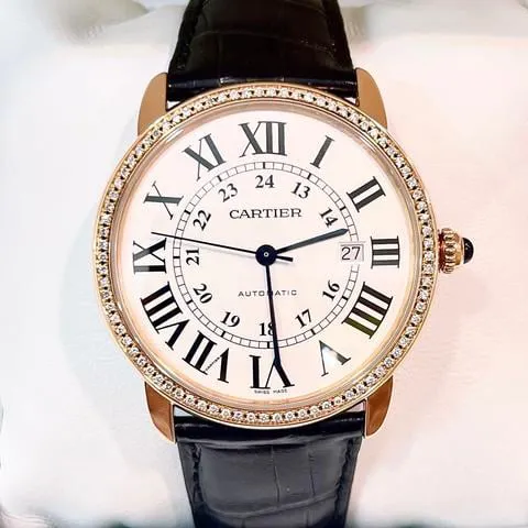 Cartier Ronde Solo de Cartier W6701009 42mm Rose gold Silver