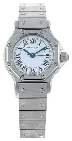 Cartier Santos 0906 25mm Stainless steel White