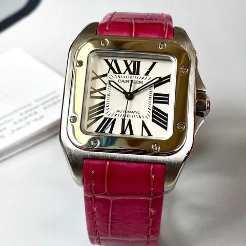 Cartier Santos 100 2878 33mm Stainless steel Silver 3