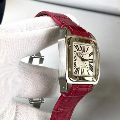 Cartier Santos 100 2878 33mm Stainless steel Silver 10