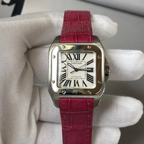 Cartier Santos 100 2878 33mm Stainless steel Silver 11