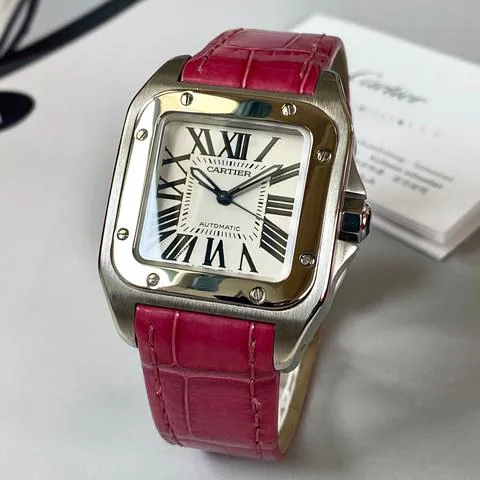 Cartier Santos 100 2878 33mm Stainless steel Silver 15