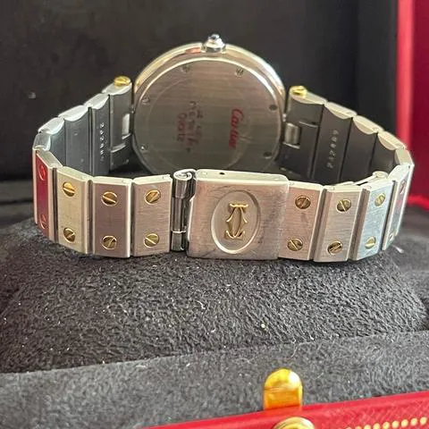 Cartier Santos 8191 27mm Yellow gold and Stainless steel White 6