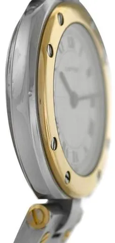 Cartier Santos 8191 27mm Yellow gold and Stainless steel White 2