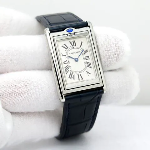 Cartier Tank Basculante Mécanique W1011358 38mm Stainless steel Silver