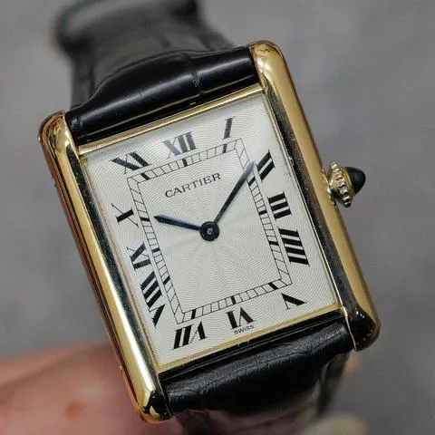 Cartier Tank Louis Cartier 96065 24mm Yellow gold White