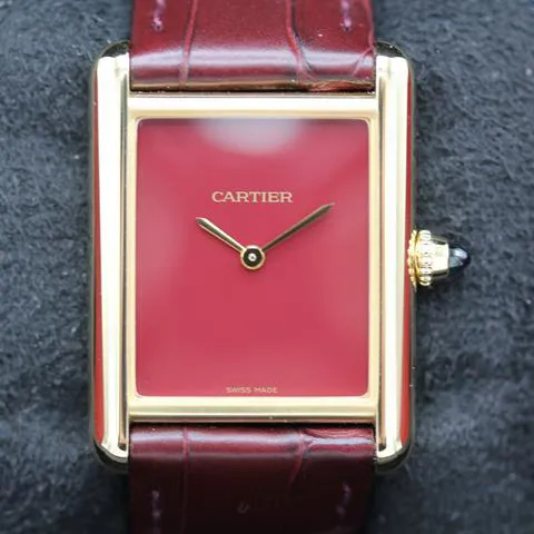 Cartier Tank Louis Cartier WGTA0190 Yellow gold Red