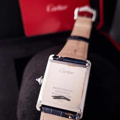 Cartier Tank WSTA0055 25.5mm Stainless steel Blue 9