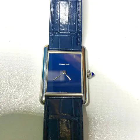 Cartier Tank WSTA0055 25.5mm Stainless steel Blue 5