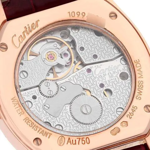 Cartier Tortue WA507031 28mm Rose gold Silver 6