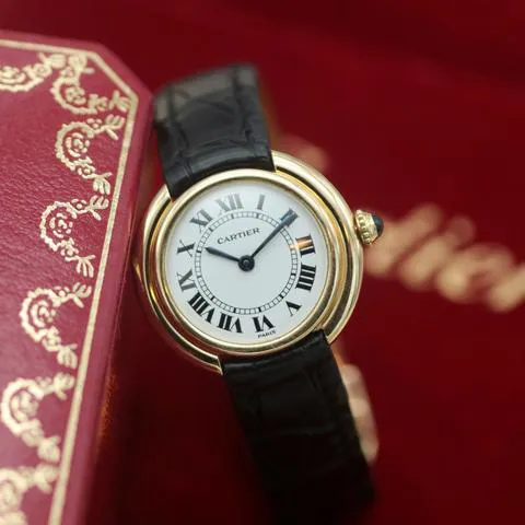 Cartier Vendôme 67080 22.5mm Yellow gold White 1