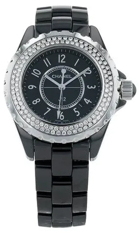 Chanel J12 H0949 34mm Stainless steel Black