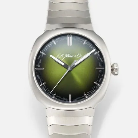 H. Moser & Cie. Streamliner 6200-1200 40mm Stainless steel Green