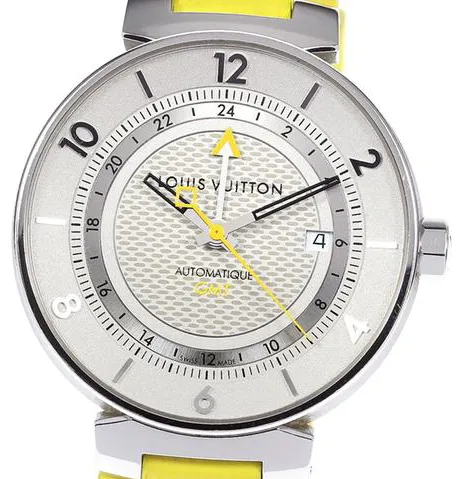 Louis Vuitton Tambour Q8D31 40mm Stainless steel Silver