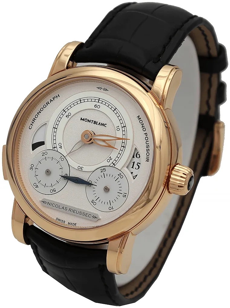 Montblanc Nicolas Rieussec 111592 43mm Ouro 5