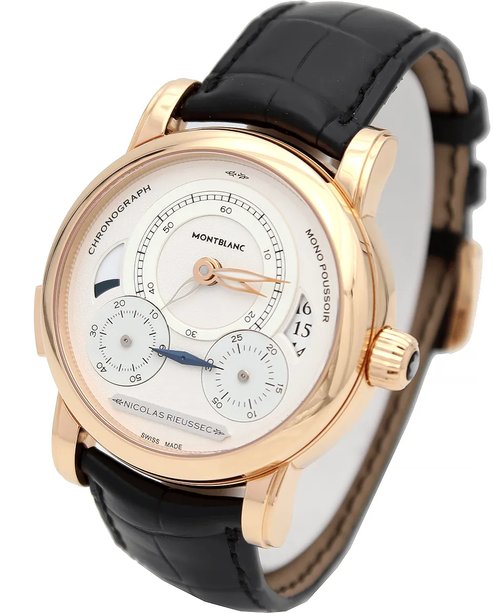 Montblanc Nicolas Rieussec 111592 43mm Ouro 6