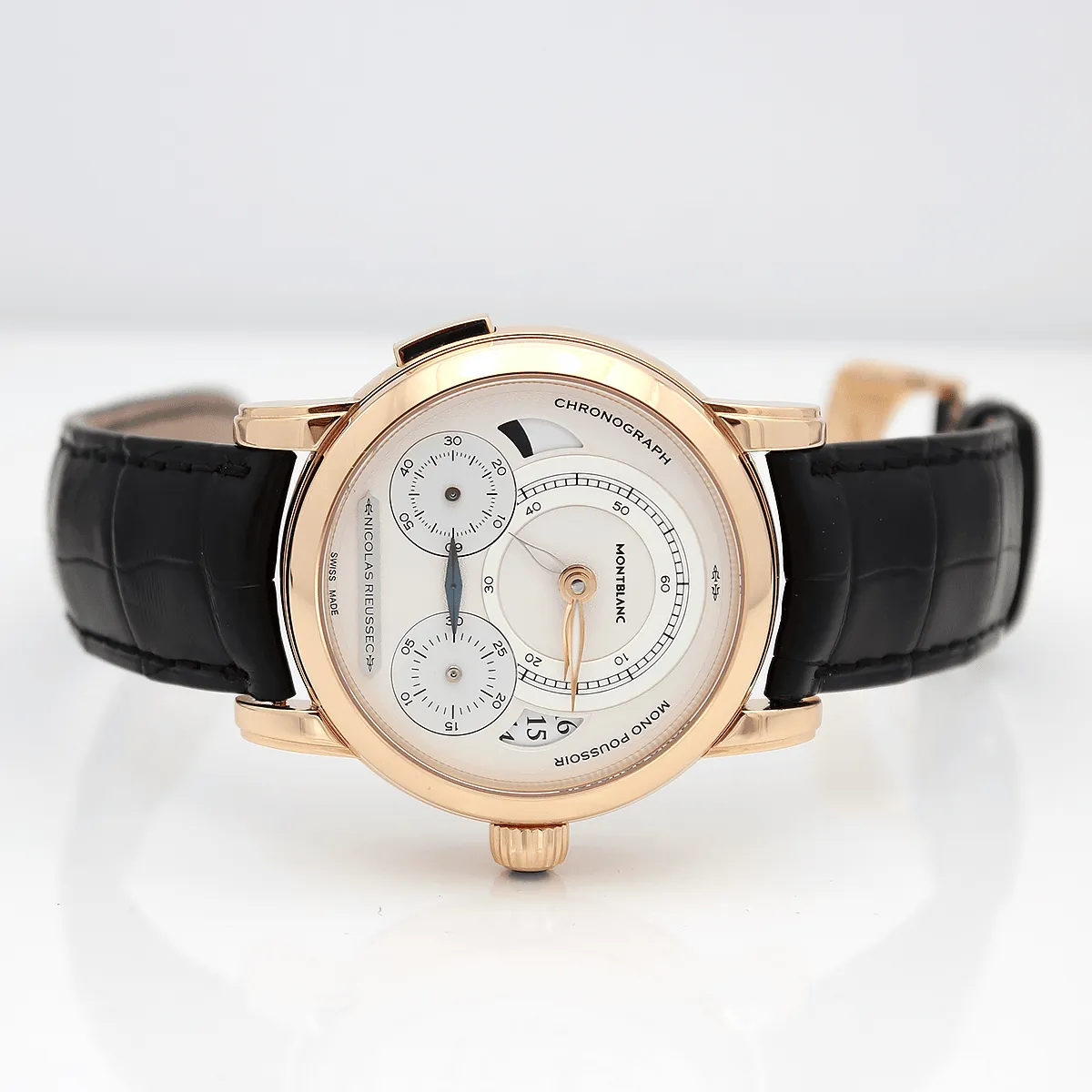 Montblanc Nicolas Rieussec 111592 43mm Ouro 8