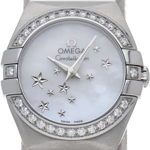 Omega Constellation Quartz 123.15.24.60.05.003 24mm Stainless steel White