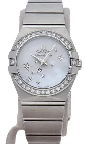 Omega Constellation Quartz 123.15.24.60.05.003 24mm Stainless steel White 1