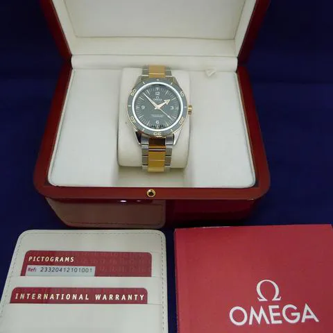 Omega Seamaster 300 233.20.41.21.01.001 41mm Yellow gold and Stainless steel Black