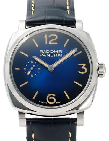 Panerai Luminor Base PAM 01144 42mm Stainless steel Blue