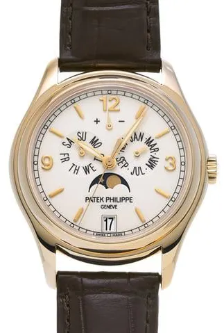 Patek Philippe Annual Calendar 5146J-001 39mm Yellow gold Beige